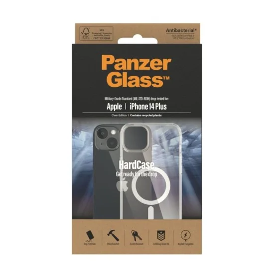 Cover Iphone 14 Plus Hardcase Magsafe Panzerglass - Clear